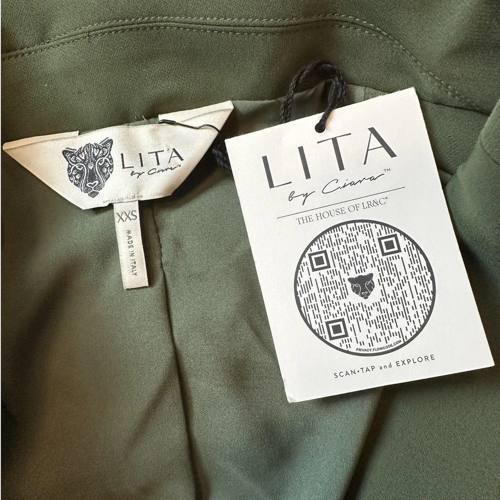 LITA by Ciara Blazer‎ Womens XXS Belted Jacket New With Tags - Picture 9 of 12